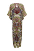 Andina Cotton Silk Tunic / Sage Ornament Stripes